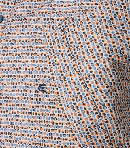 Hemden korte mouw blauw Casa Moda - Image 2