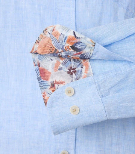 Hemden lange mouw blauw Casa Moda - Image 2
