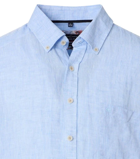 Hemden lange mouw blauw Casa Moda - Image 3