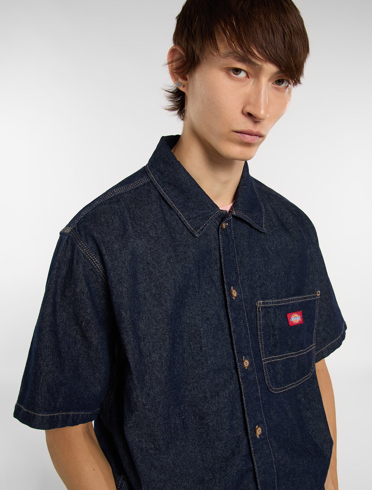 Hemden korte mouw blauw Dickies - Image 2