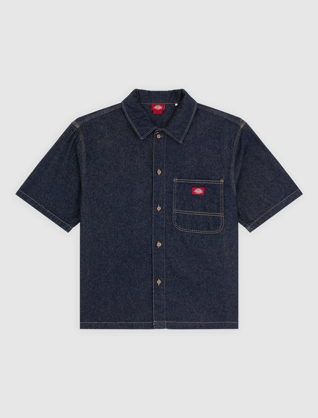 Hemden korte mouw blauw Dickies - Image 6