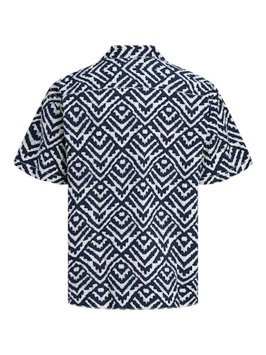 Hemden korte mouw blauw JACK & JONES JUNIOR - Image 2