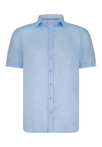 Hemden korte mouw blauw State of Art
