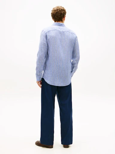 Hemden korte mouw blauw Tommy Hilfiger - Image 3