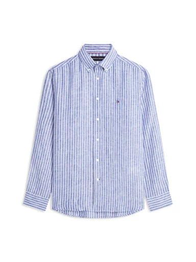 Hemden korte mouw blauw Tommy Hilfiger - Image 5