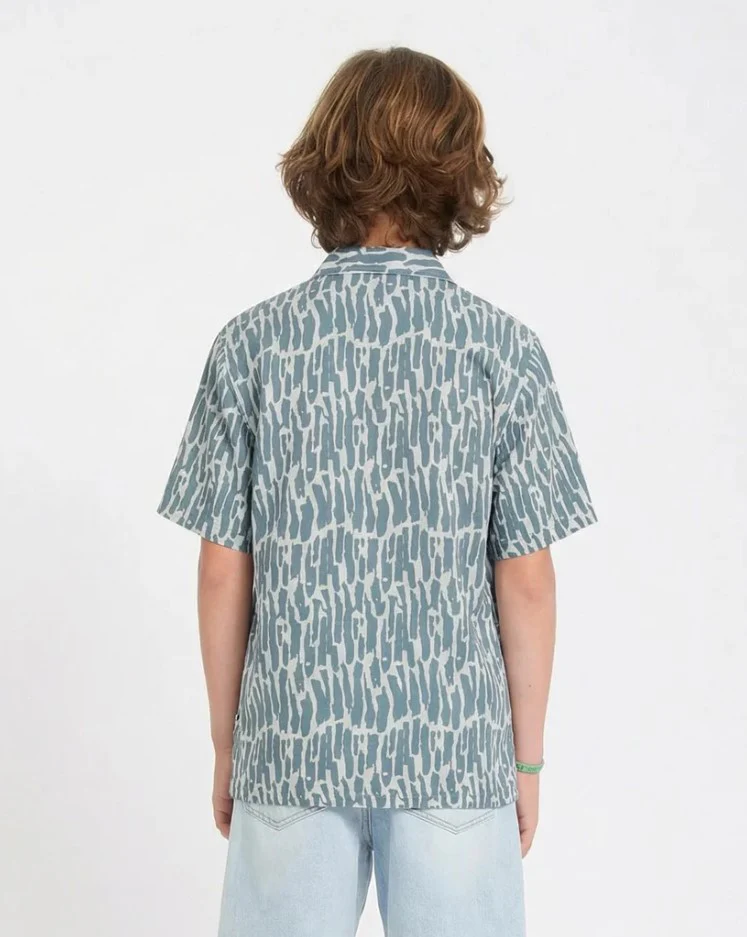 Hemden korte mouw blauw VOLCOM - Image 3