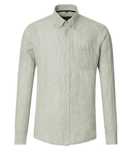 Hemden lange mouw groen Casa Moda