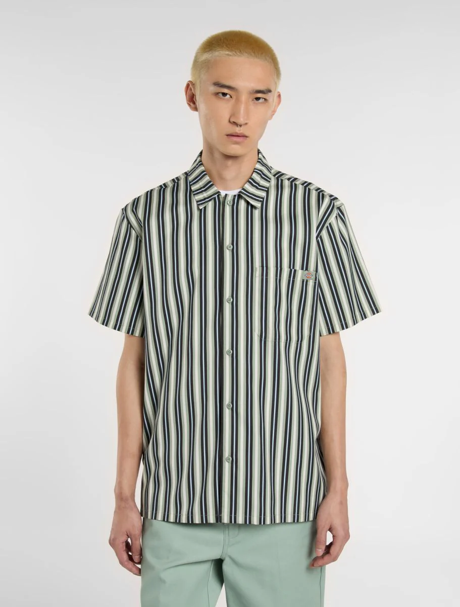 Hemden korte mouw groen Dickies