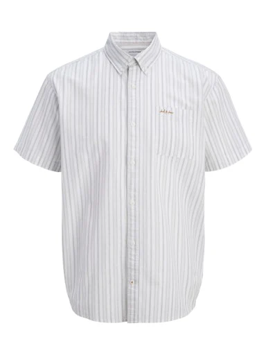 Hemden korte mouw groen JACK & JONES JUNIOR