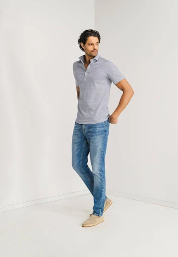 Polo's korte mouw blauw State of Art - Image 2