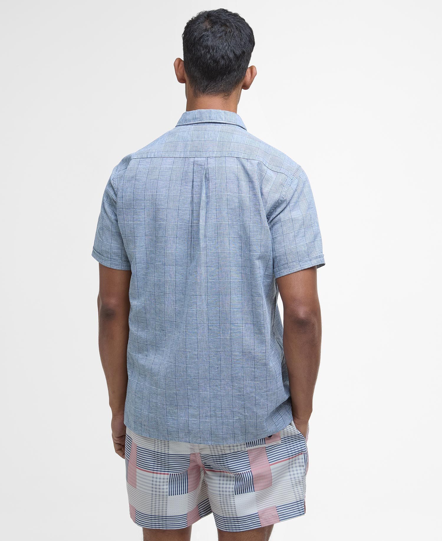 Hemden korte mouw navy Barbour - Image 3