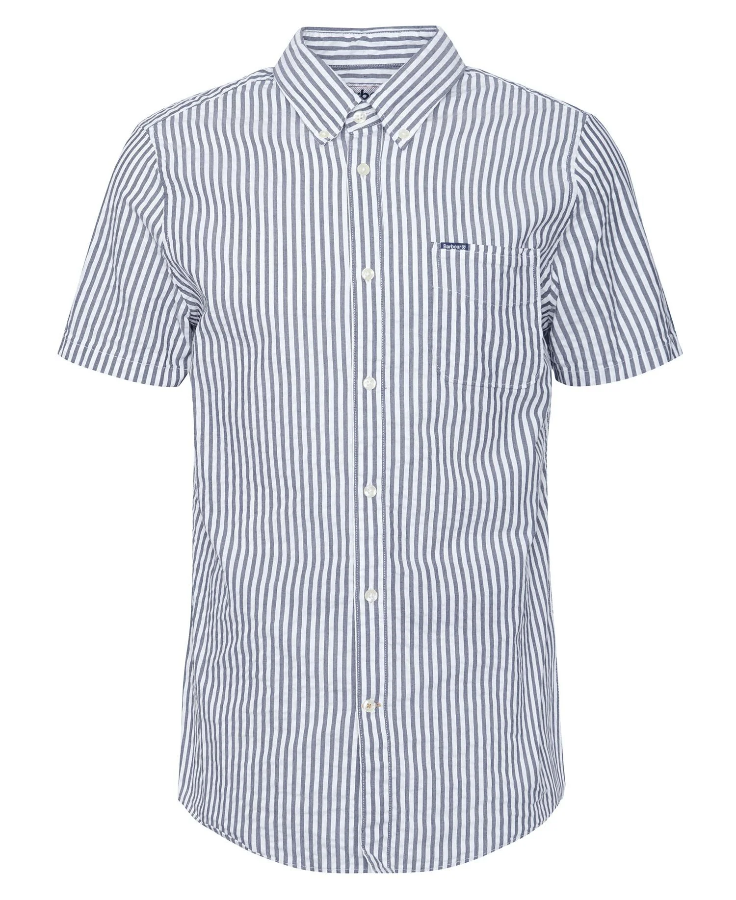 Hemden korte mouw navy Barbour - Image 2
