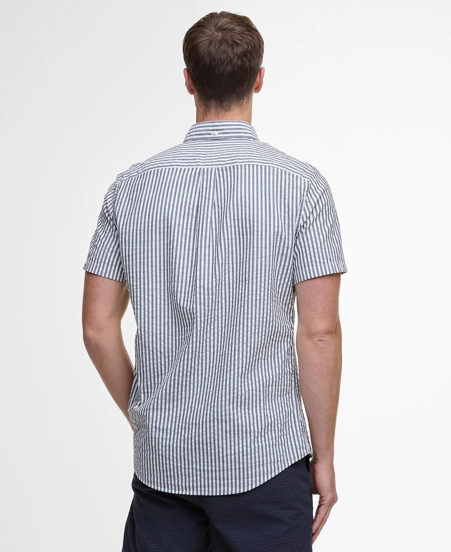 Hemden korte mouw navy Barbour - Image 3