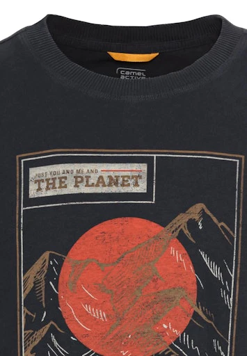 T-shirts korte mouw navy Camel active - Image 3