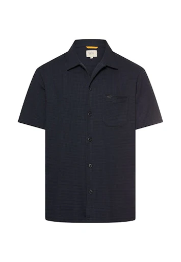 Hemden korte mouw navy Camel active