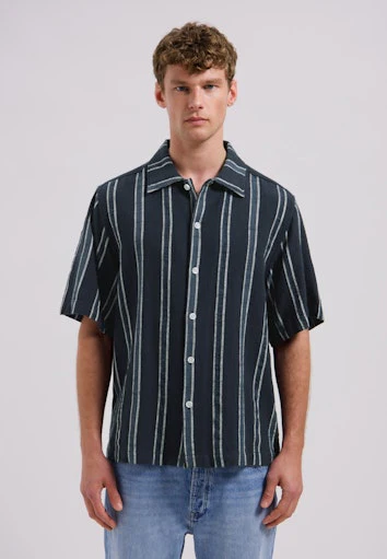Hemden korte mouw navy Dstrezzed - Image 2