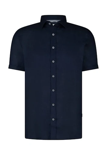 Hemden korte mouw navy State of Art
