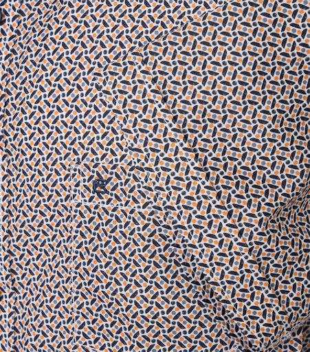 Hemden korte mouw oranje Casa Moda - Image 2