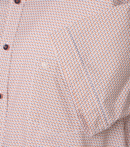 Hemden korte mouw oranje Casa Moda - Image 2