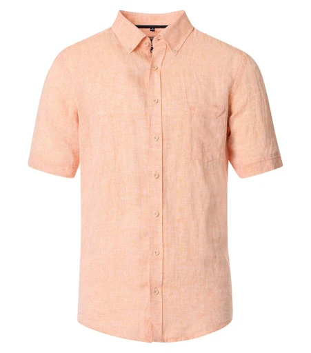 Hemden korte mouw oranje Casa Moda