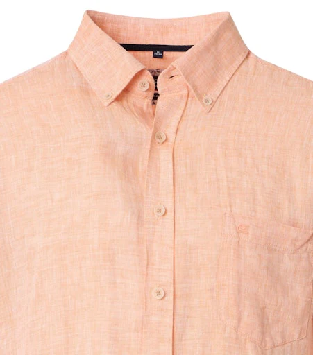 Hemden korte mouw oranje Casa Moda - Image 3