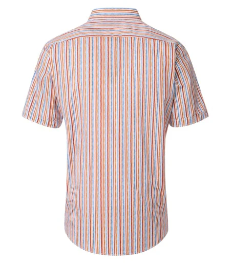 Hemden korte mouw oranje Casa Moda - Image 4