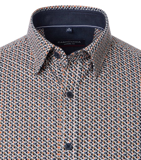 Hemden lange mouw oranje Casa Moda - Image 3