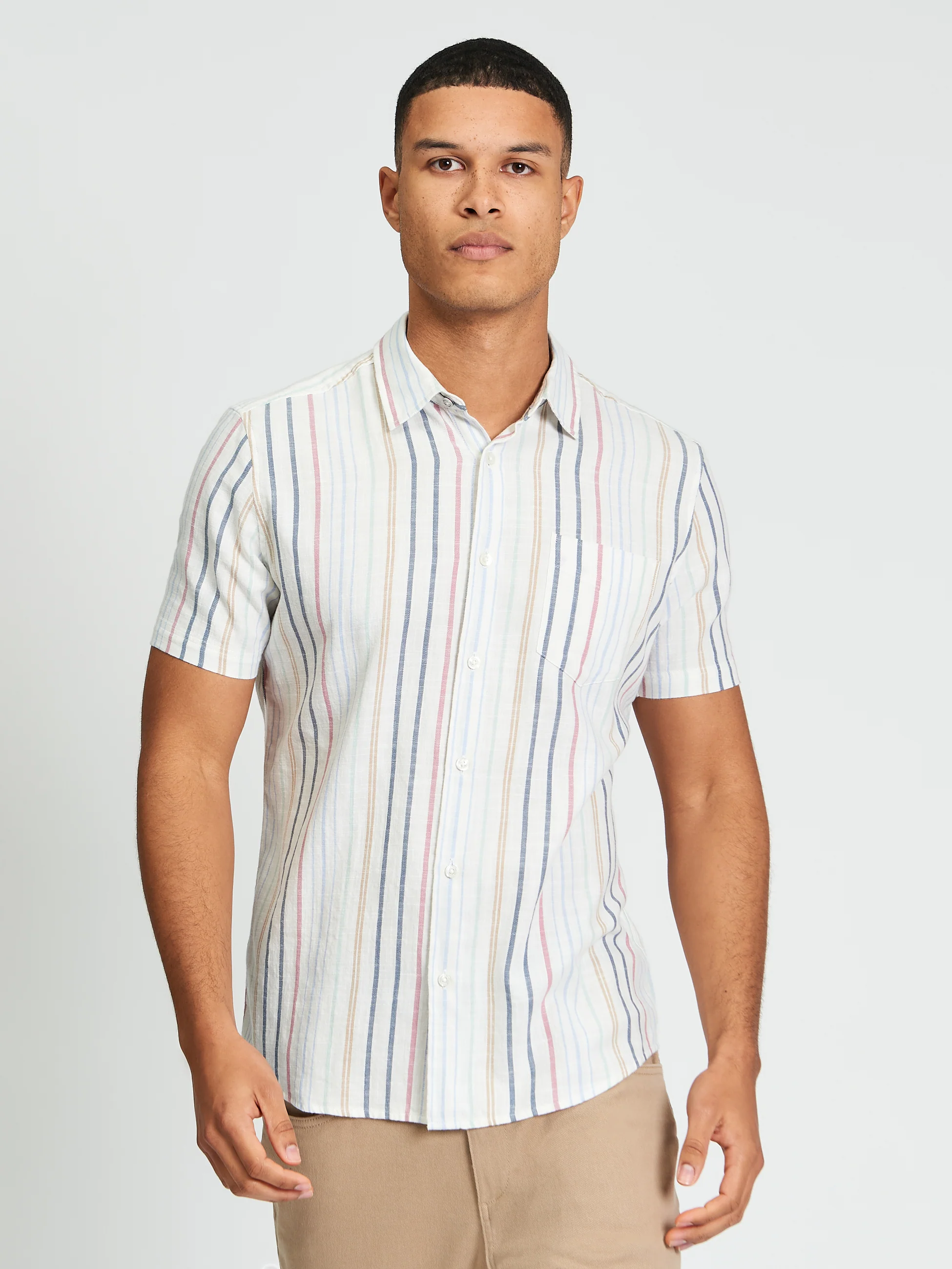 Hemden korte mouw wit Ben Sherman