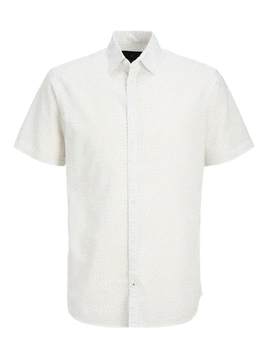 Hemden korte mouw wit JACK & JONES JUNIOR