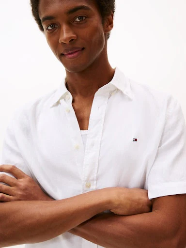 Hemden korte mouw wit Tommy Hilfiger - Image 5