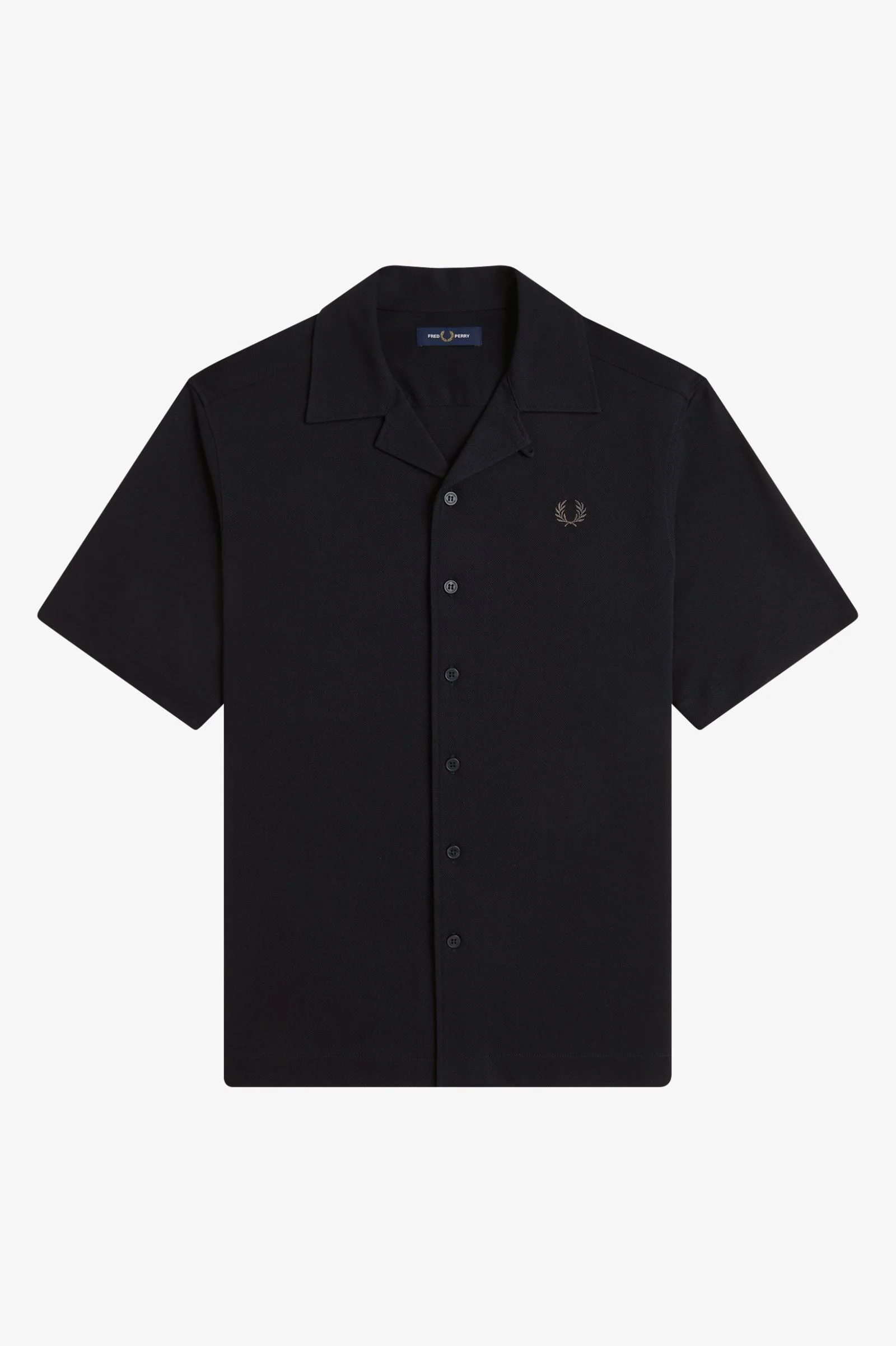Hemden korte mouw zwart Fred Perry - Image 3