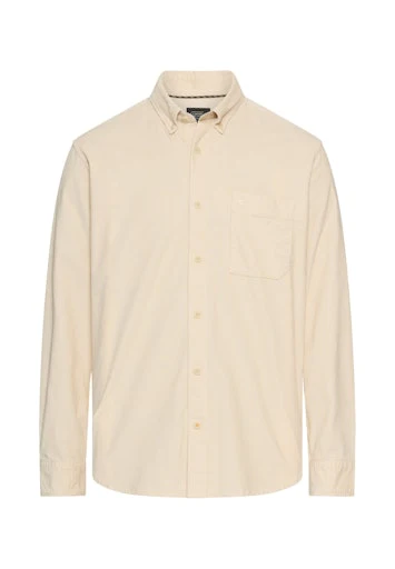 Hemden lange mouw beige Camel active