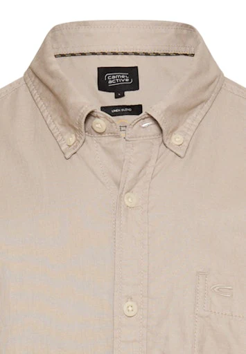 Hemden lange mouw beige Camel active - Image 3
