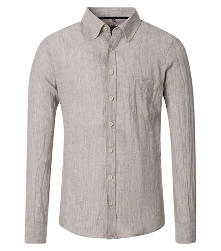 Hemden lange mouw beige Casa Moda