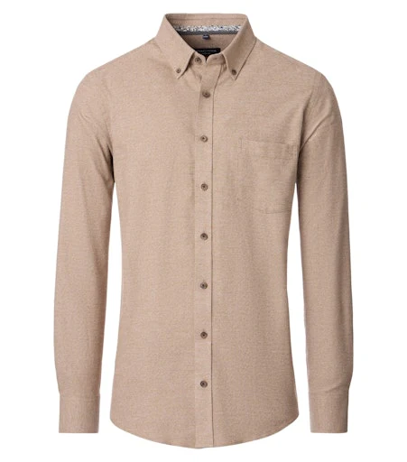 Hemden lange mouw beige Casa Moda