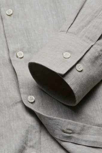 Hemden lange mouw beige DIGEL - Image 3
