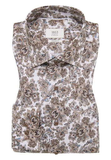 Hemden lange mouw beige ETERNA