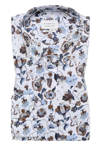 Hemden lange mouw beige ETERNA