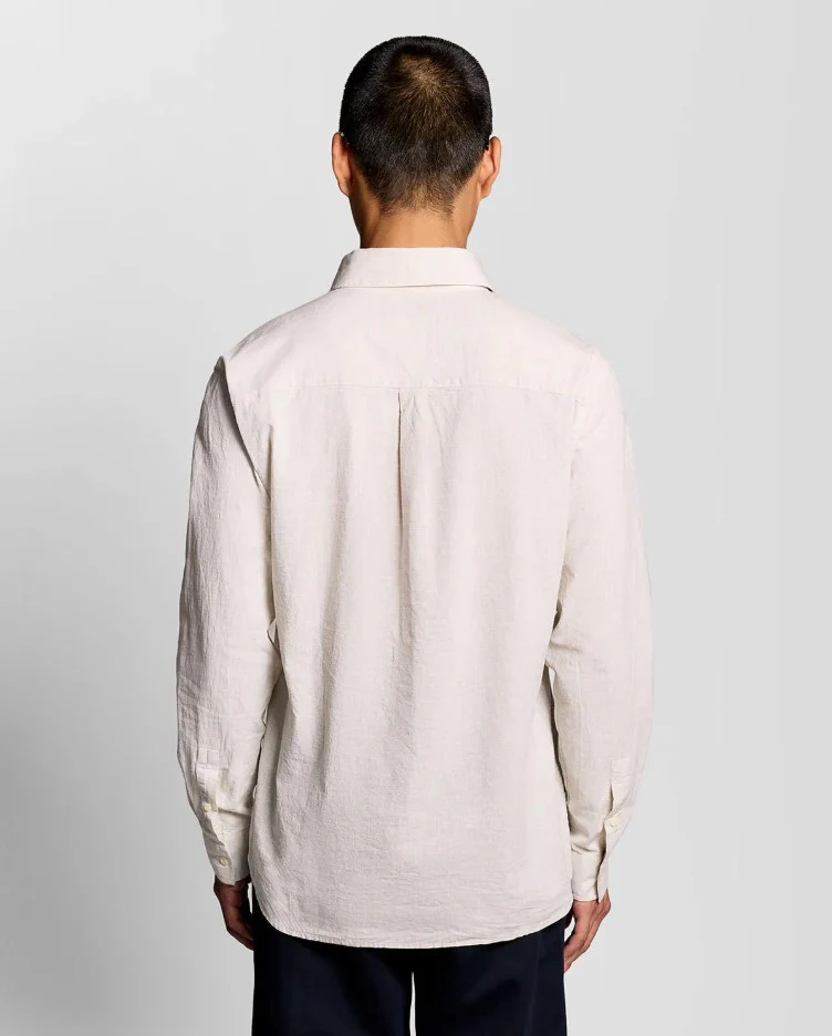 Hemden lange mouw beige Lyle & Scott - Image 3