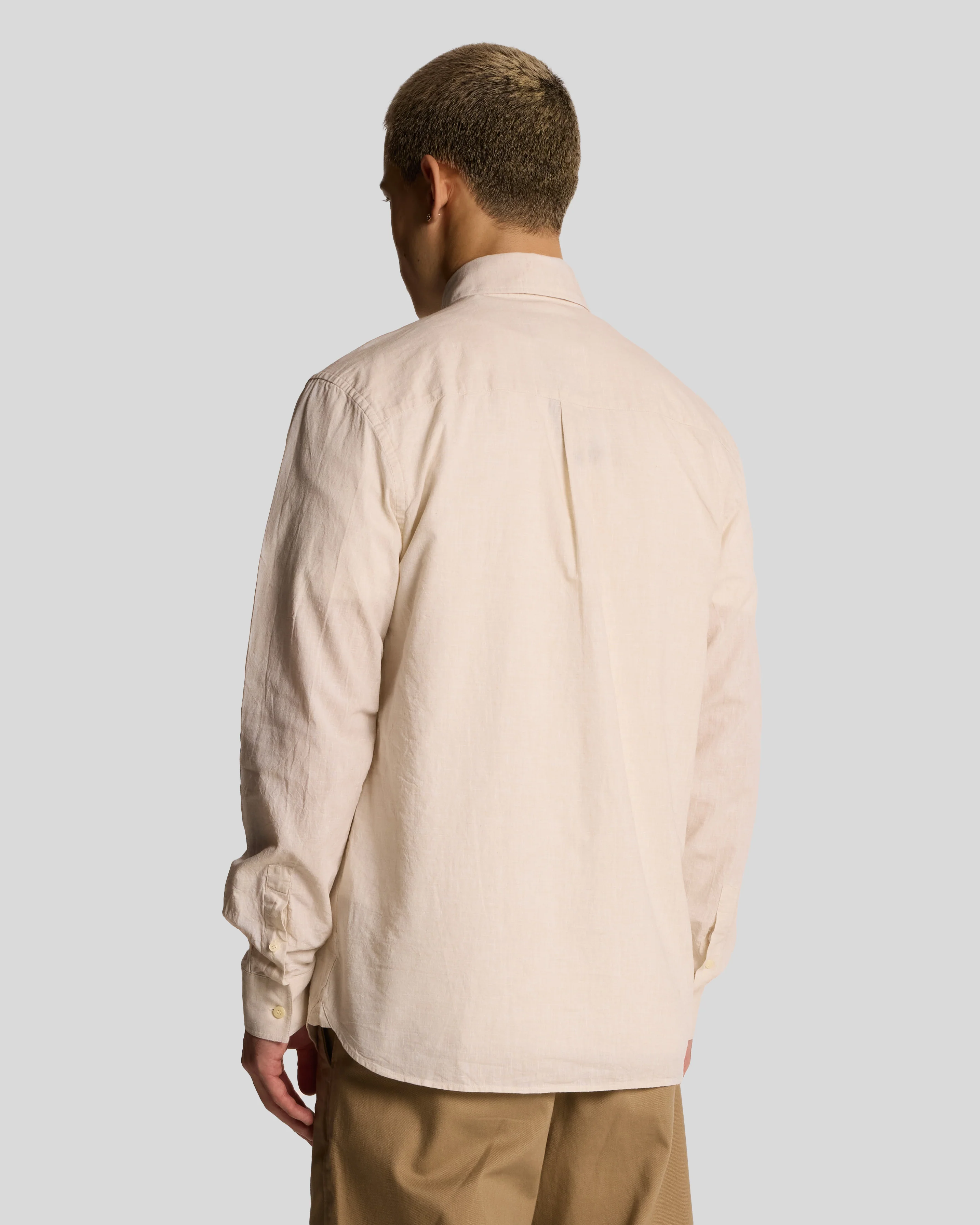 Hemden lange mouw beige Lyle & Scott - Image 2
