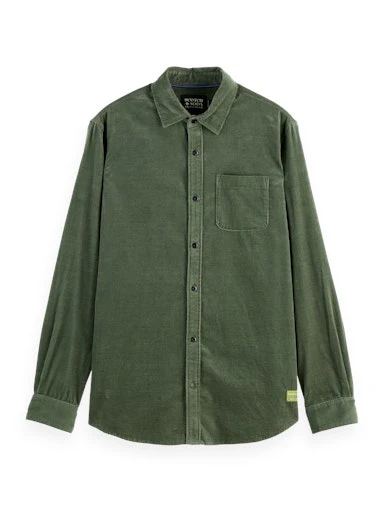Hemden lange mouw beige Scotch & Soda