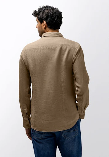 Hemden lange mouw beige State of Art - Image 3