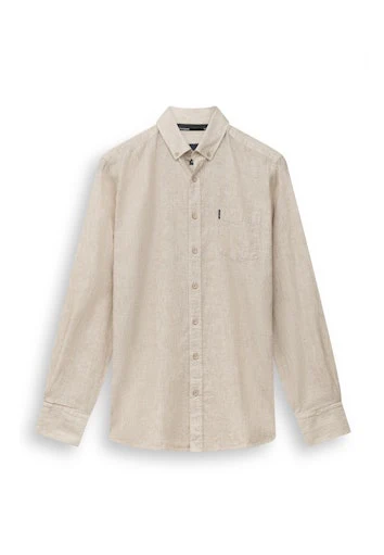 Hemden lange mouw beige State of Art - Image 7