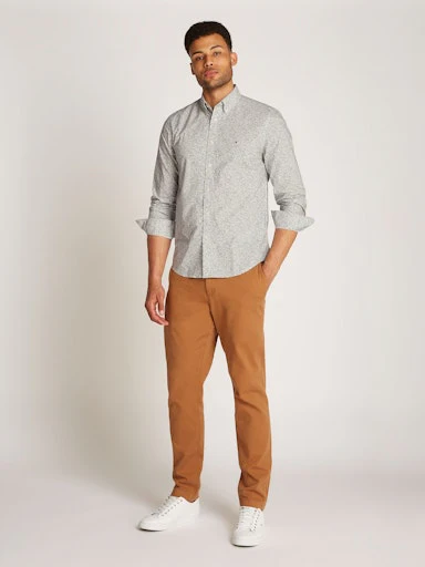 Hemden lange mouw beige Tommy Hilfiger - Image 2
