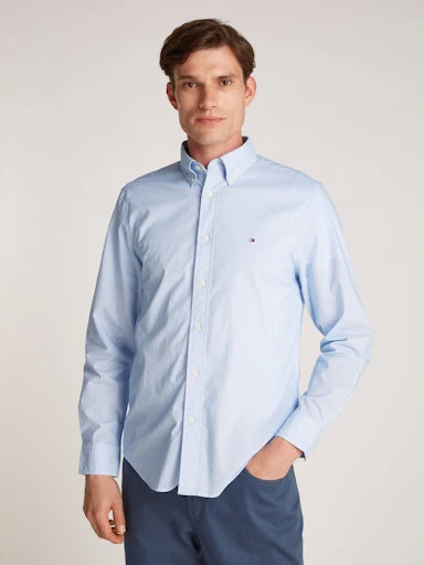 Hemden lange mouw multicolor Tommy Hilfiger