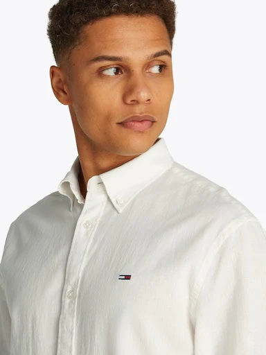 Hemden lange mouw beige Tommy Jeans - Image 4