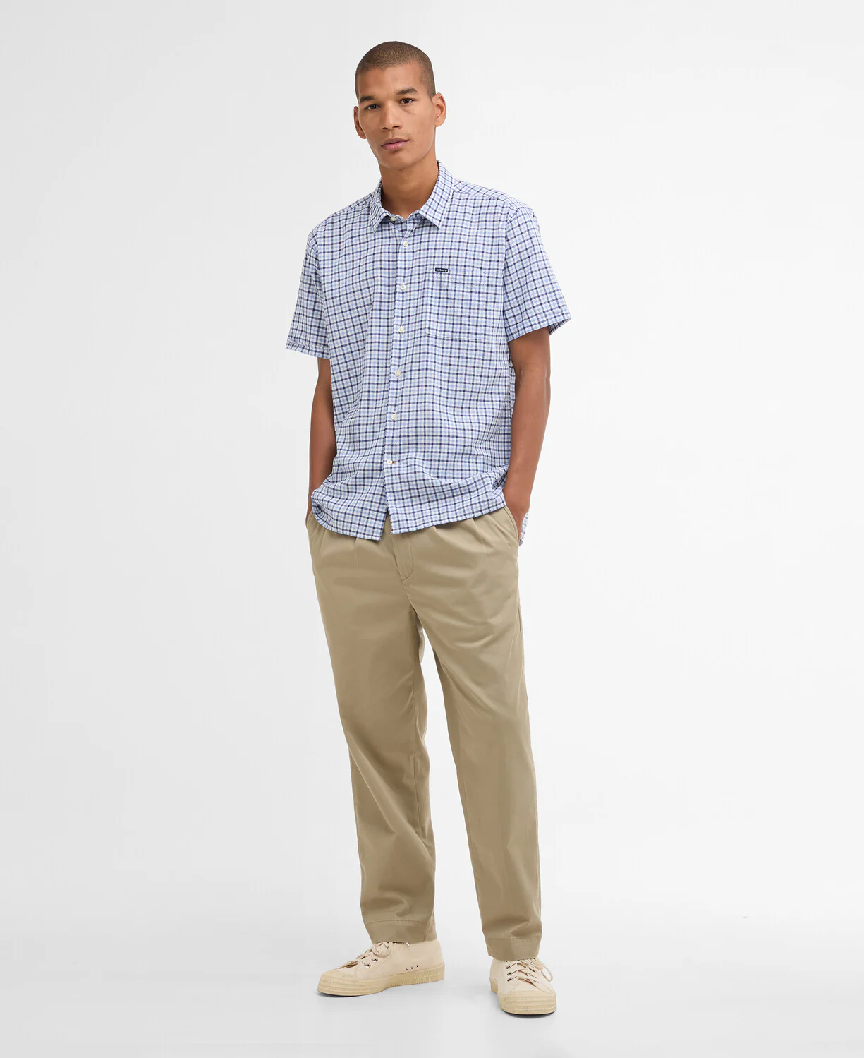 Hemden lange mouw blauw Barbour - Image 5