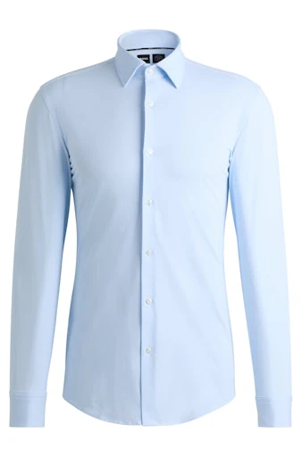 Hemden lange mouw blauw Boss Men Black - Image 2