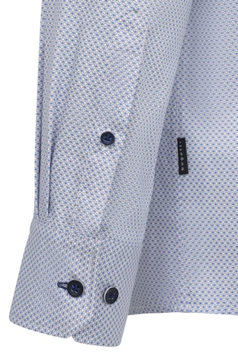 Hemden lange mouw blauw Bugatti - Image 4
