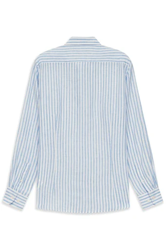 Hemden lange mouw blauw Bugatti - Image 2